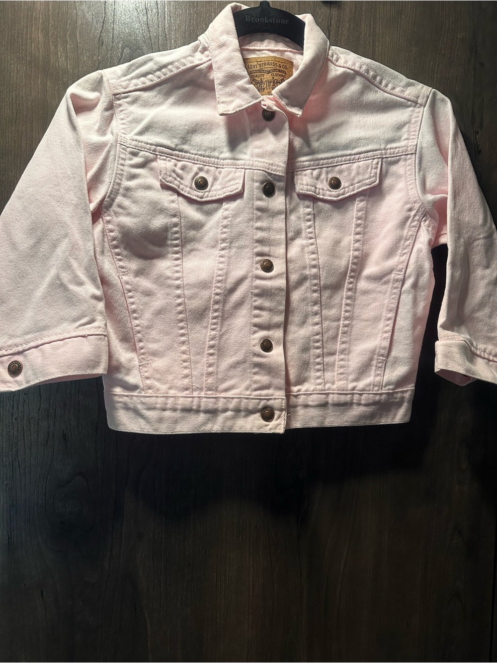 VTG Levis Orange Tab Pink Denim Jean Jacket Size 6. 80/90's Trucker. Barely Worn